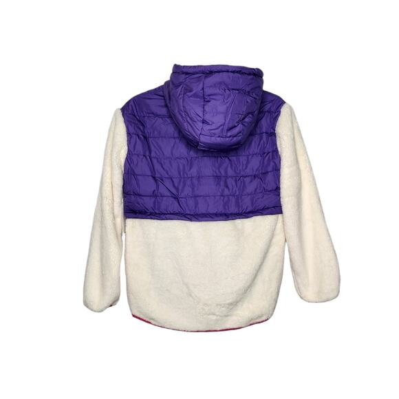 Treasure & Bond Kid's Quilted Fleece Jacket Ivory XL NWT - Picture 2 of 9